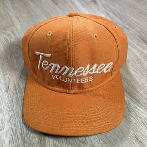 VTG Sports Specialties Tennessee Volunteers Script Snapback Hat Orange Wool Cap